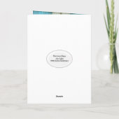 Geburtstag Krängungsboot auf Kariert Karte (Rückseite)