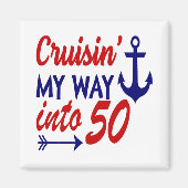 Geburtstag Kreuzfahrt 50. Geburtstag Magnet (Vorne)