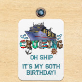 Geburtstag Kreuzfahrt Personalisiert Oh Schiff Magnet