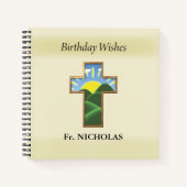 Geburtstag Kreuzpriester Personalisiert Notizblock (Vorderseite)