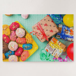 Geburtstag Kuchen Cookies & Presets Puzzle