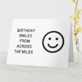 **GEBURTSTAG LÄCHELN ÜBER DIE MILES*-KARTE KARTE (Gelbe Blume)