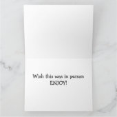 **GEBURTSTAG LÄCHELN ÜBER DIE MILES*-KARTE KARTE (Innenseite)