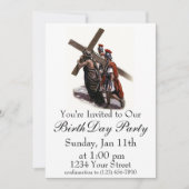 Geburtstag lädt ein einladung (Vorderseite)