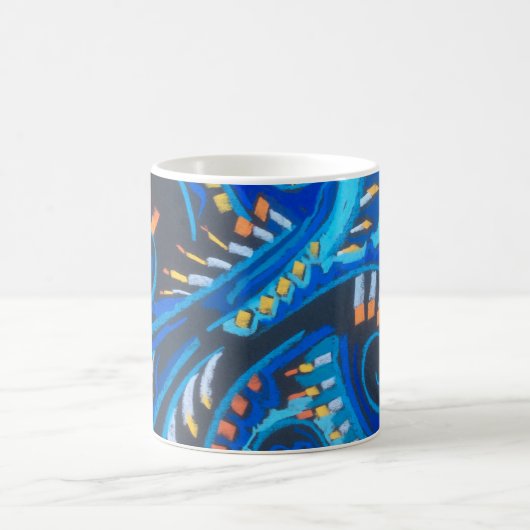 Geburtstag leuchtet Tasse 2 durch (Mittel)