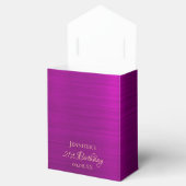 Geburtstag lila Regenbogen Glitzer Gold Vielen Dan Geschenkschachtel (Geöffnet)