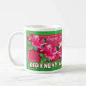 Geburtstag Luau Tassen-Rosa-Hibiskus Kaffeetasse (Links)