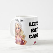 GEBURTSTAG MÄDCHEN - Geschenkbüro Kaffeetasse (Vorderseite Links)