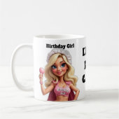 GEBURTSTAG MÄDCHEN - Geschenkbüro Kaffeetasse (Links)