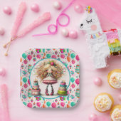 Geburtstag Mädchen  Pappteller (Party)