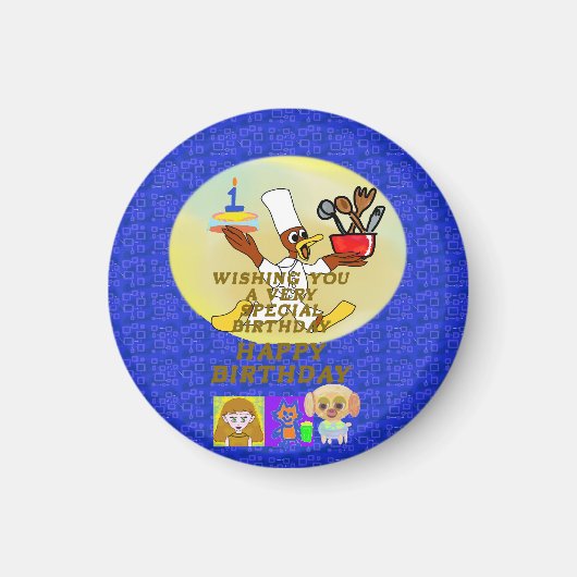 Geburtstag Magnet (Vorne)