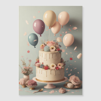 Geburtstag Magneteinladung