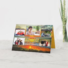 Geburtstag Mama 1738 Collage Grußkarte Karte