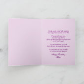 GEBURTSTAG - MAMA - LAVENDERSCHLAG KARTE (Innenseite)