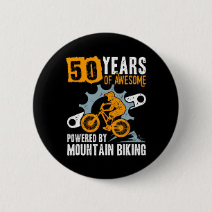 Geburtstag Mann 50 Jahre 50 Jahre großartig Mounta Button