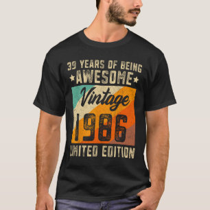 &# Geburtstag Männer &# Jahre alte Frauen 1986 L T-Shirt