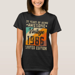 &#; Geburtstag Männer &#; Jahre alte Frauen 1986 L T-Shirt