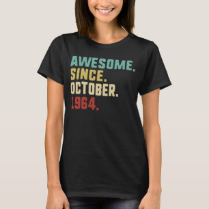 Geburtstag Männer Phantastisch seit Oktober 1964 T-Shirt