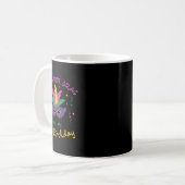 Geburtstag Mardi Gras Karneval Celebration Shir Kaffeetasse (Vorderseite Links)