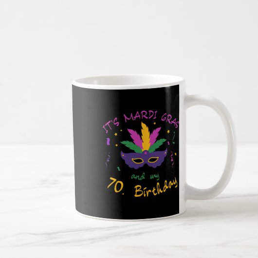 Geburtstag Mardi Gras Karneval Celebration Shir Kaffeetasse (Rechts)