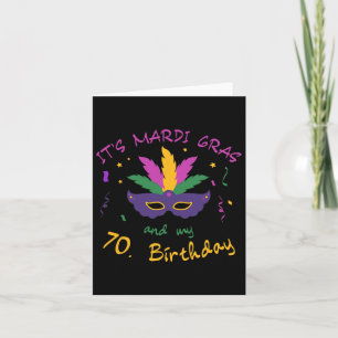 Geburtstag Mardi Gras Karneval Celebration Shir Karte