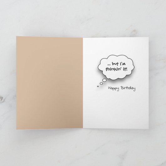 Geburtstag Meerkat Tragen eines Sombrero Karte (Innenseite)