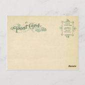 Geburtstag Meine Schwester, meine Freundin, Vintag Postkarte (Rückseite)