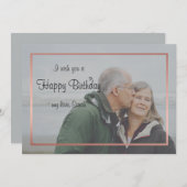 Geburtstag meiner Liebe Kindermädchen Foto & Name Einladung (Vorne/Hinten)