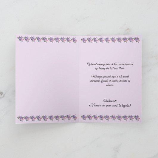 Geburtstag Mexican Dancer 0175 Karte (Innenseite)