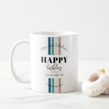 Geburtstag Minimalistisches Design in Pastellfarbe