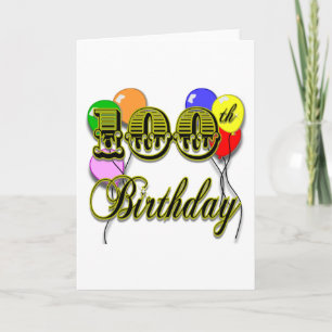 Geburtstag mit Balloons Karte