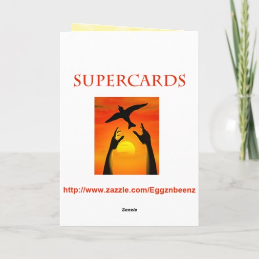 Geburtstag mit einer spielerischen Katze Karte (Rückseite)