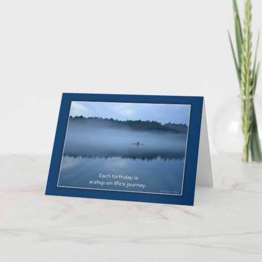 Geburtstag mit Entdeckungskarte: Karte (Vorderseite)