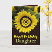 Geburtstag mit fröhlicher Sonnenblume Karte (Gelbe Blume)