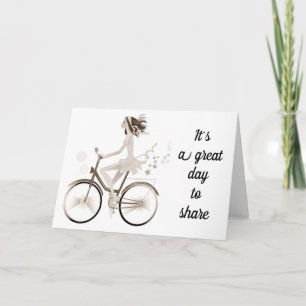 **GEBURTSTAG MIT IHNEN TEILEN** GEBURTSTAGMÄDCHEN KARTE