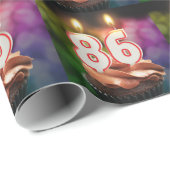 Geburtstag mit Kerzen Geschenkpapier (Rolleneckpunkt)