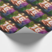 Geburtstag mit Kerzen Geschenkpapier (Ecke)