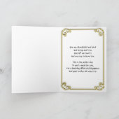 Geburtstag mit Kuchen und Kerzen Karte (Innenseite)