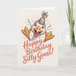 Geburtstag mit leuchtendem und süßem Flamingo Karte