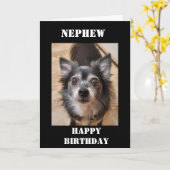 GEBURTSTAG MIT LIEBE **NEPHEW** KARTE (Gelbe Blume)