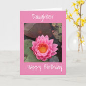 GEBURTSTAG MIT LIEBE ZUR KARTE (Gelbe Blume)