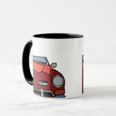 Geburtstag mit Oldtimer Tasse (Vorderseite Links)