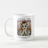 Geburtstag mit Vintage-Foto Kaffeetasse (Links)