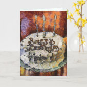 Geburtstag MM2 Karte (Gelbe Blume)