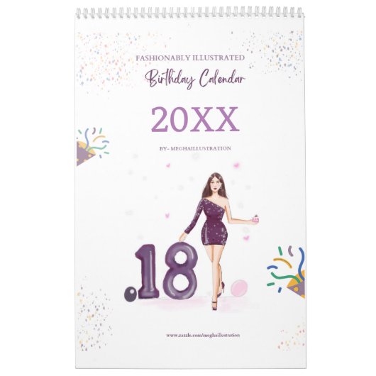 Geburtstag, Mode Kalender (Titelbild)