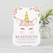 Geburtstag Moderne Wasserfarbe Blumenzwiebeln Einladung (Stehend Vorderseite)