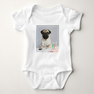 Geburtstag Mops Baby Strampler