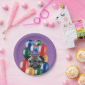 Geburtstag Mops Hundepapier Pappteller (Party)