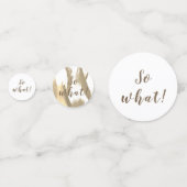 Geburtstag Motivierend Golden Tulips Konfetti (Vorderseiten)