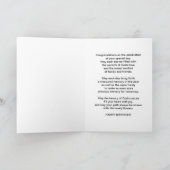 Geburtstag, Mutter, Golden Tulip Blume Karte (Innenseite)